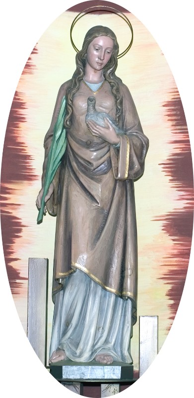Ambito trentino sec. XX, Statua di Santa Giulia