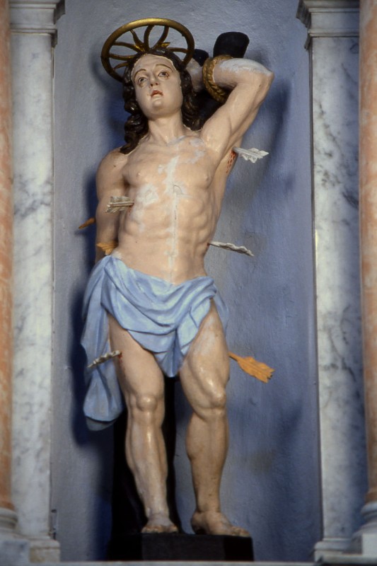 Bottega toscana sec. XIX, Statua di San Sebastiano