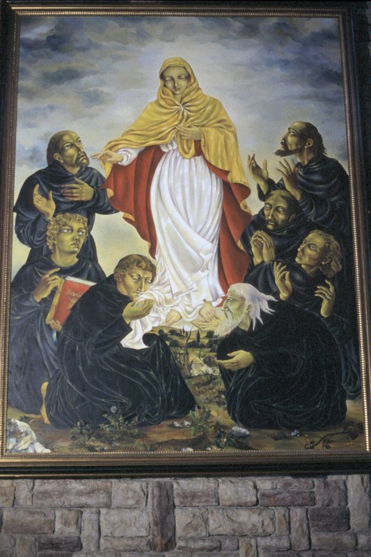 Ambito italiano sec. XX, Dipinto dei Sette Santi fondatori
