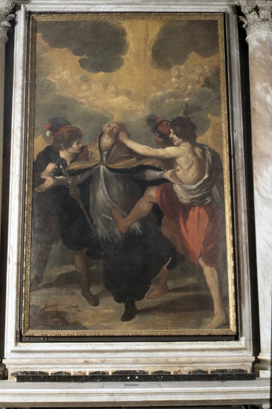Borzone L. sec. XVII, Martirio di San Ceccardo dipinto