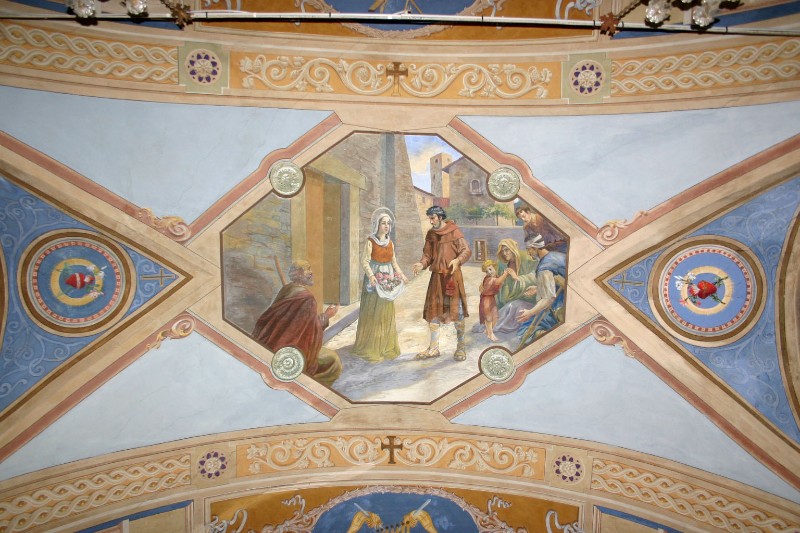 Battistini L. (1938), Dipinto murale del miracolo di Santa Zita