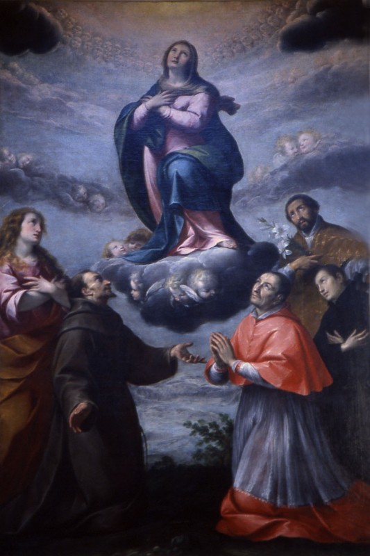 Bottani G. sec. XVIII, Dipinto della Madonna Assunta e Santi