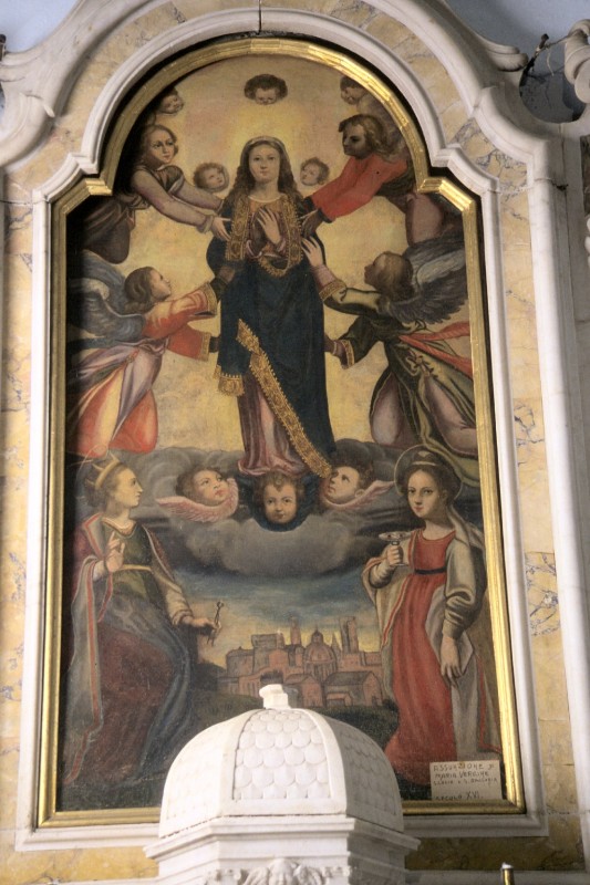 Bottega toscana sec. XVI, Madonna assunta