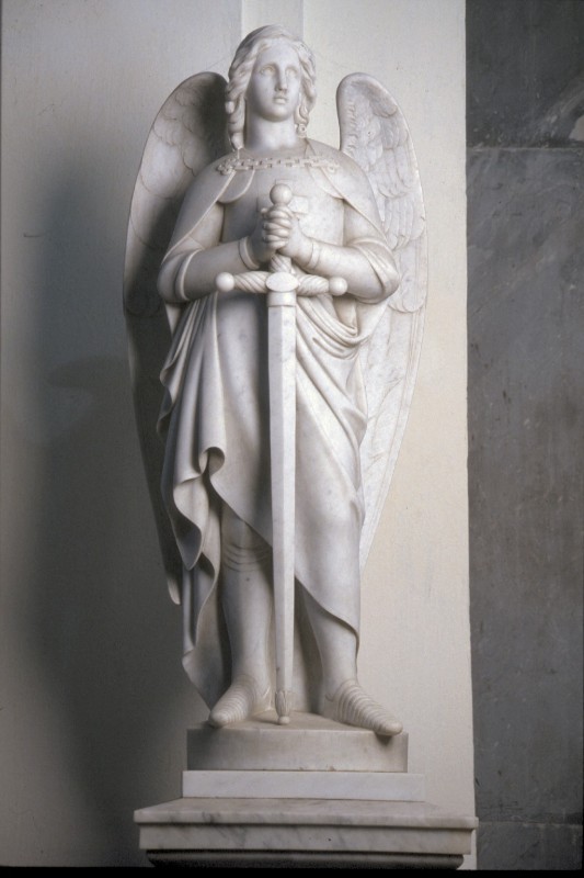 Bottega carrarese sec. XIX, San Michele arcangelo
