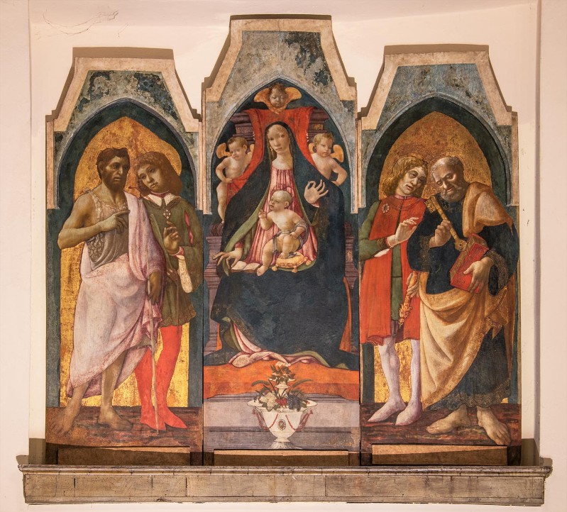 Ciampanti M. (1482), Madonna in trono con Bambino e santi