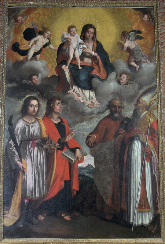 Pandolfi G.G. (1613 circa), Madonna in gloria e santi