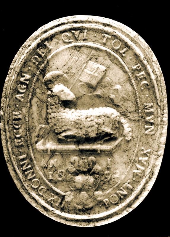 Produzione romana (1692), Agnus Dei con Santa Martina