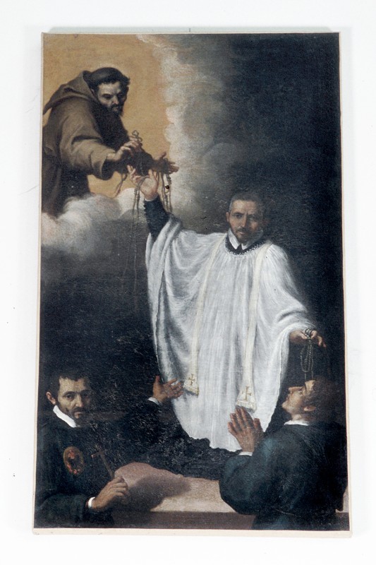 Pandolfi G. G. (1616), San Francesco consegna la cintola ai fedeli
