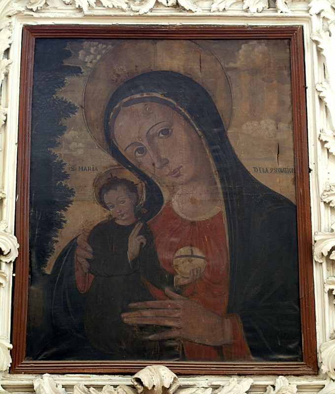 Bottega siciliana secc. XV-XVI, Dipinto di S. Maria della consolazione