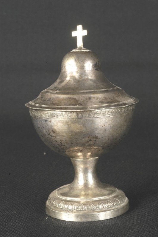 Bott. romana sec. XVIII, Pisside in argento