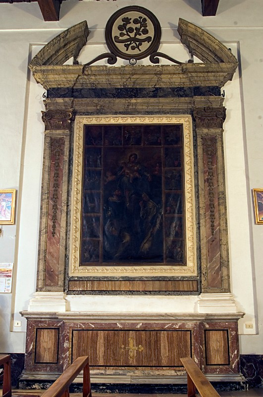 Bott. laziale sec. XVIII, Altare della Madonna di Pompei