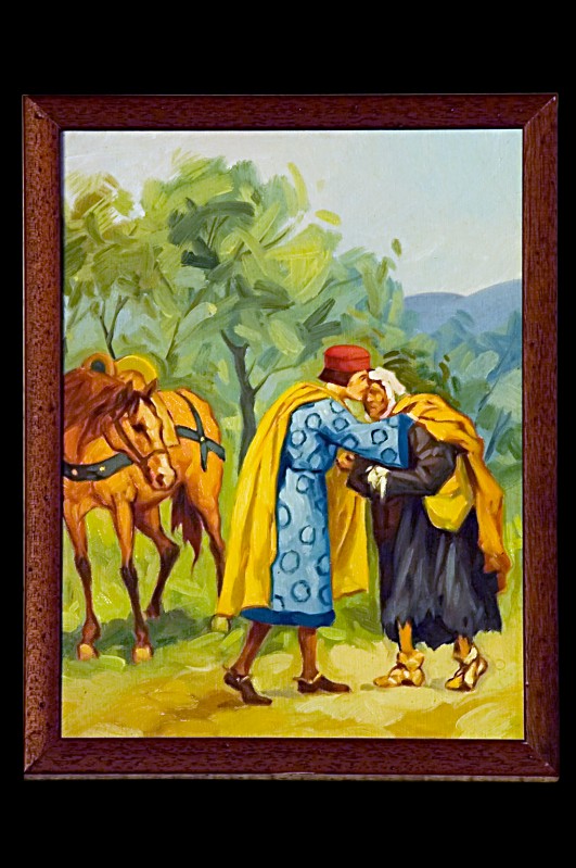 Cannistrà Eugenio (2001), San Francesco d'Assisi dona il mantello