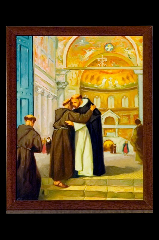 Cannistrà Eugenio (2001), San Francesco d'Assisi e San Domenico