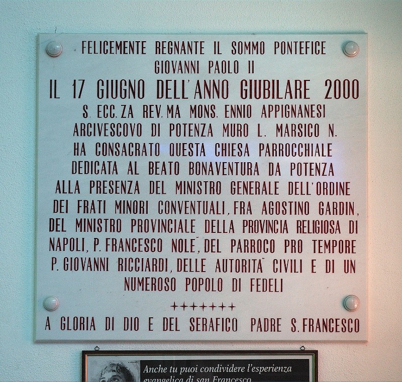 Ambito dell'Italia meridionale (2000), Epigrafe