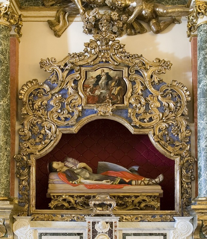Artigianato dell'Italia meridionale sec. XVIII, Cornice nicchia di San Prospero