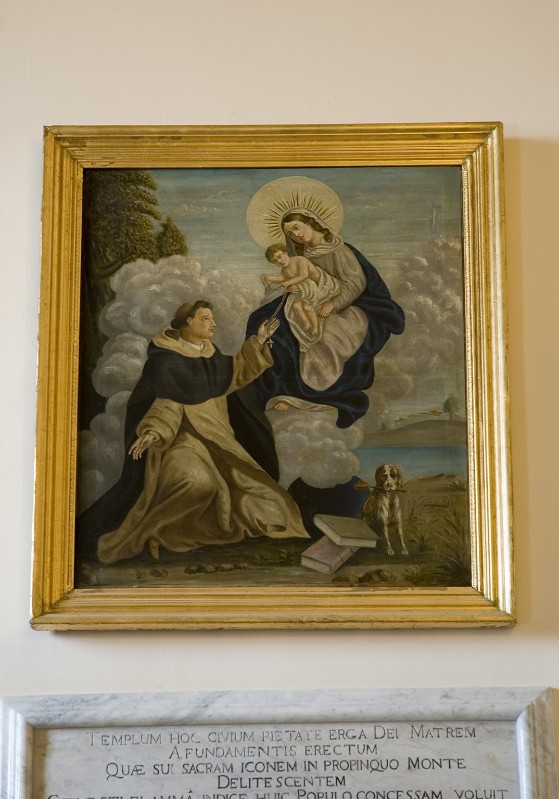 Setaro (1892), Dipinto con San Domenico