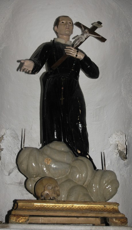 Artigianato dell'Italia meridionale sec. XIX, Statua con San Gerardo Majella