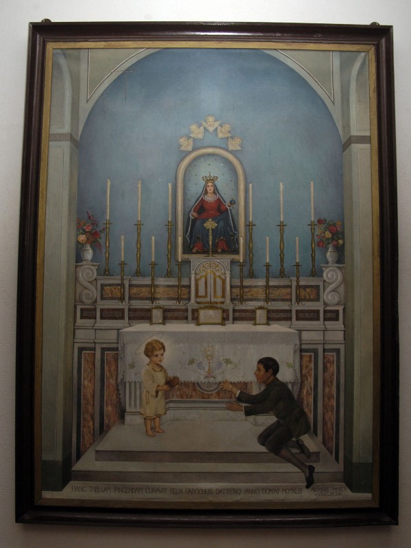 Ambito dell'Italia meridionale (1943), Dipinto con San Gerardo Majella