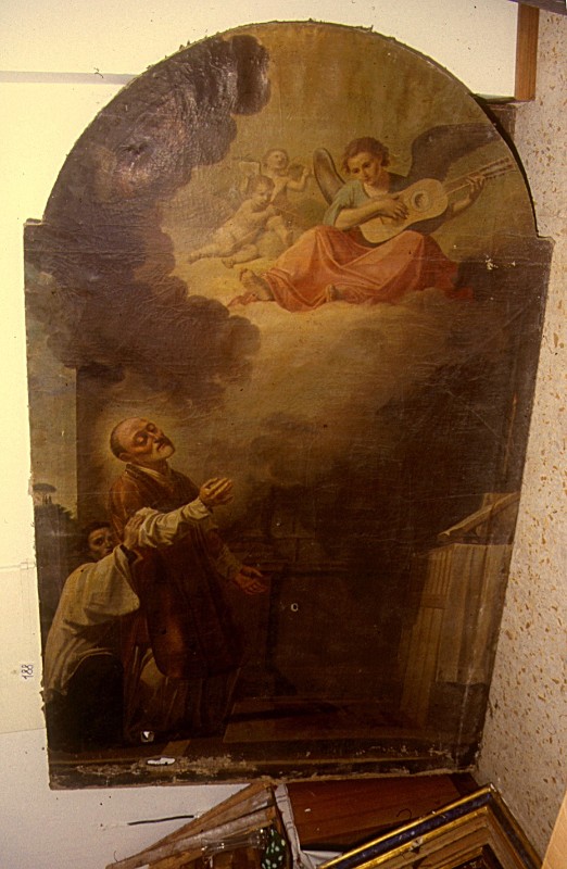Ambito marchigiano sec. XVIII, Morte di S. Andrea Avellino