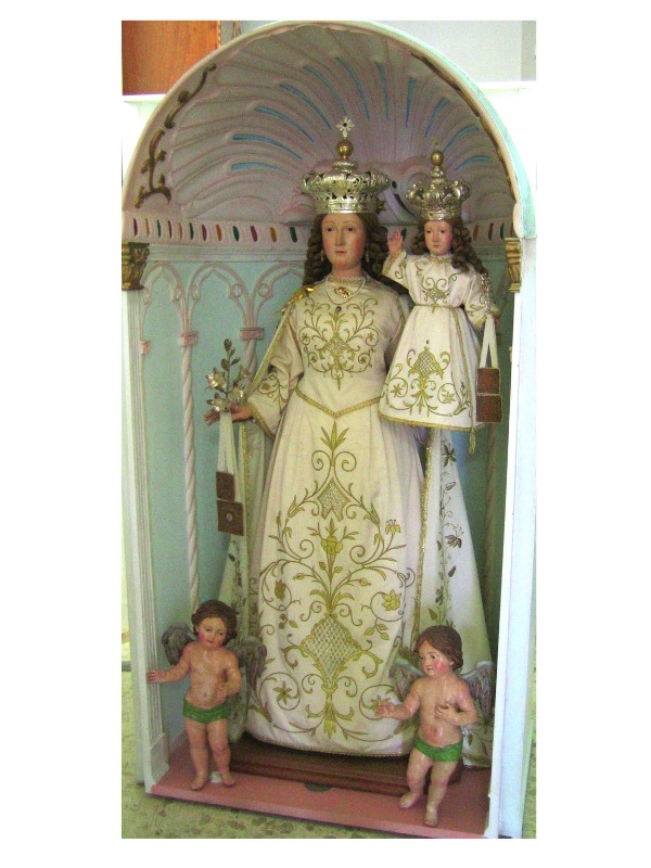 Ambito dell'Italia meridionale sec. XVIII-XX, Statua della Madonna del Carmine