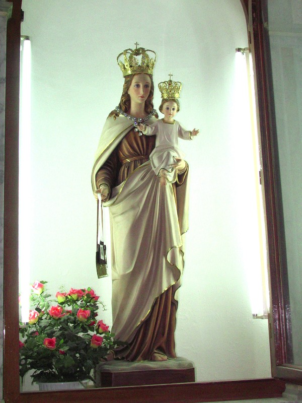Bottega italiana sec. XX, Statua processionale della Madonna del Carmine