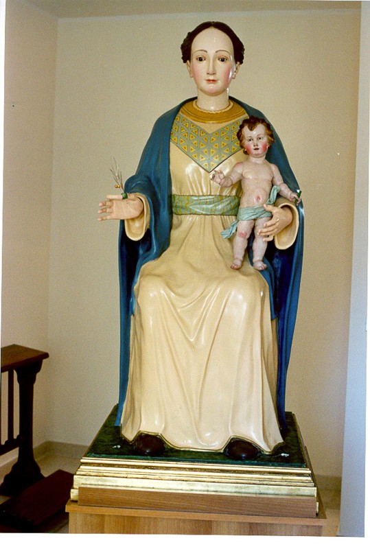 Ambito dell'Italia meridionale sec. XIX-XX, Statua della Madonna dell'Oliveto