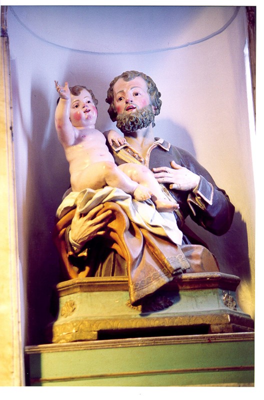 Ambito dell'Italia meridionale sec. XVIII-XIX, Statua di San Giuseppe