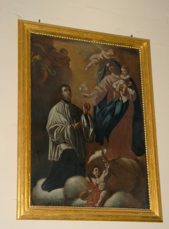 Aulicino P. (1770), Dipinto con Madonna e Santo