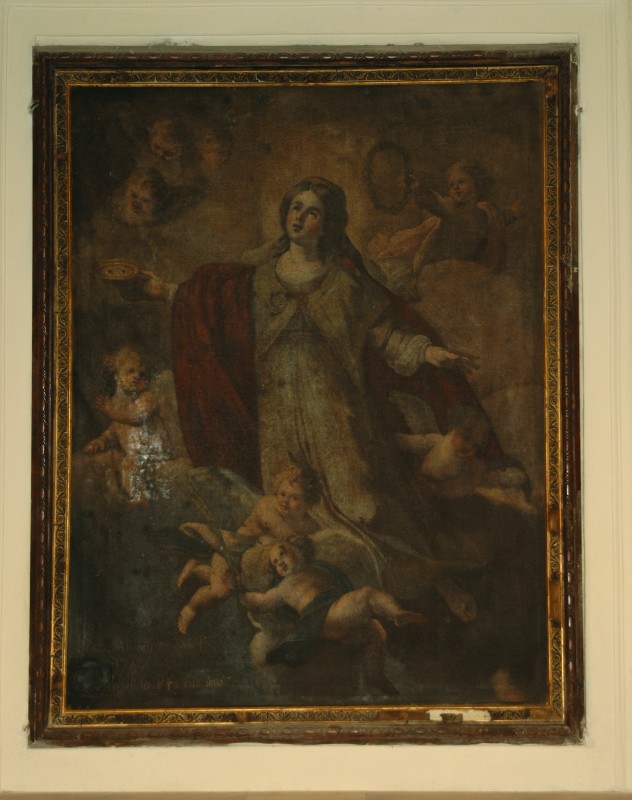 Aulicino P. (1761), Dipinto con S. Lucia in gloria