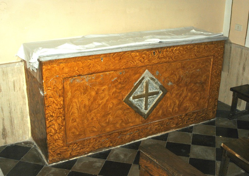 Stuccatore campano sec. XIX, Altare laterale destro