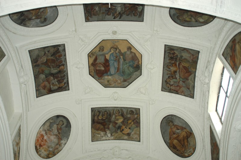 Ambito campano sec. XVII, Ciclo di affreschi del presbiterio