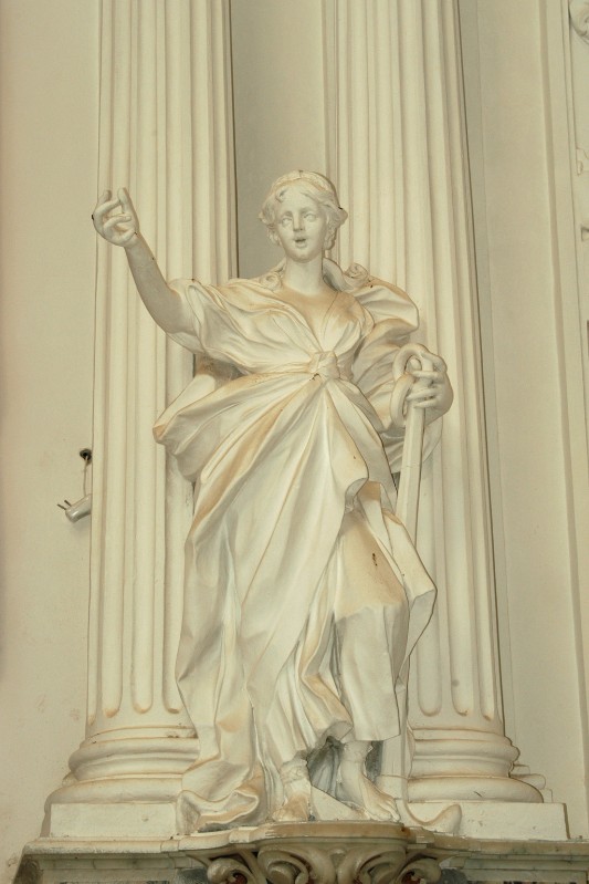 Stuccatore campano sec. XVIII, Statua con la Speranza