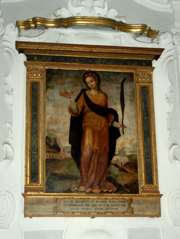 Friozzo V. (1601), Dipinto con S. Agata