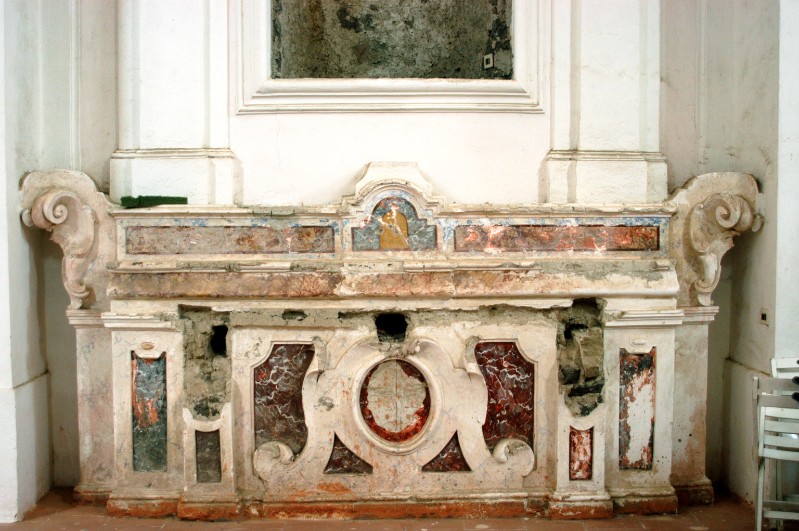 Stuccatore campano sec. XVIII, Altare in stucco 4/5