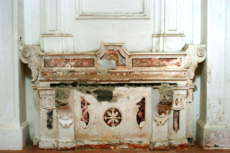 Stuccatore campano sec. XVIII, Altare in stucco 5/5