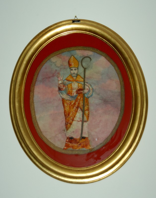 Artista campano (1907), Dipinto con vescovo S. Castrese