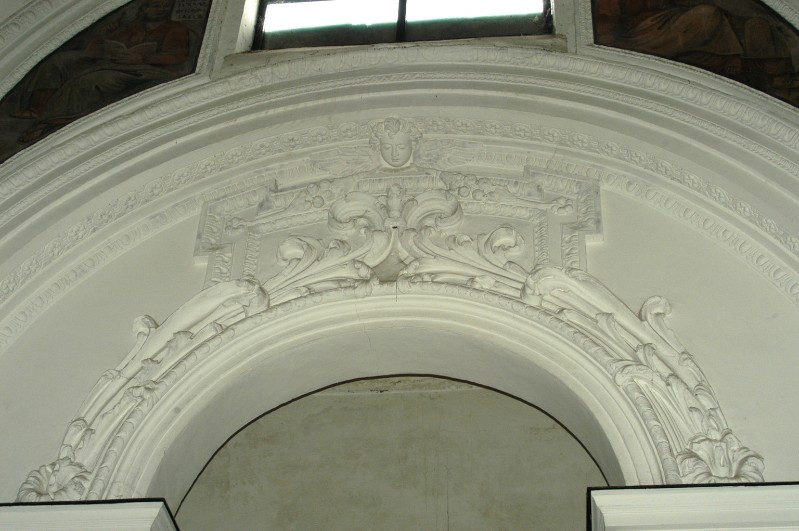 Stuccatore campano sec. XVIII, Cona con decorazione fitomorfa