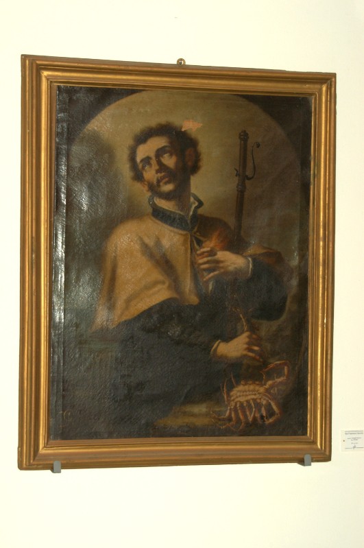 Guerra J. sec. XVIII, Dipinto con San Francesco Saverio