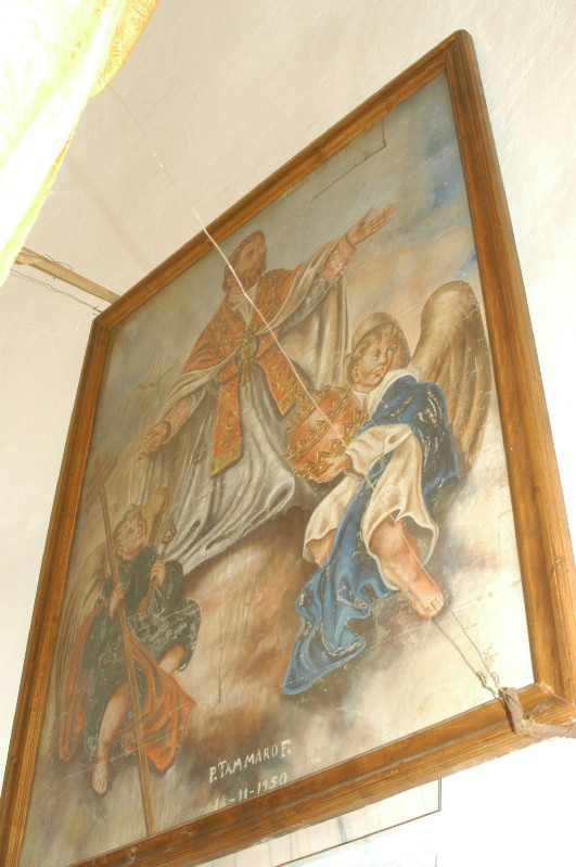Ambito campano (1950), Dipinto con San Marcello papa