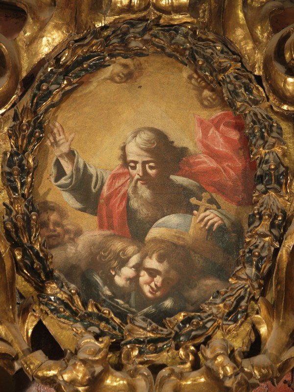 Ambito abruzzese sec. XVII, Dipinto raffigurante Dio Padre