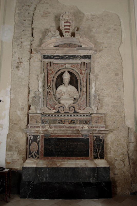 Bott. napoletana (1639), Cenotafio del Vescovo Diomede Carafa