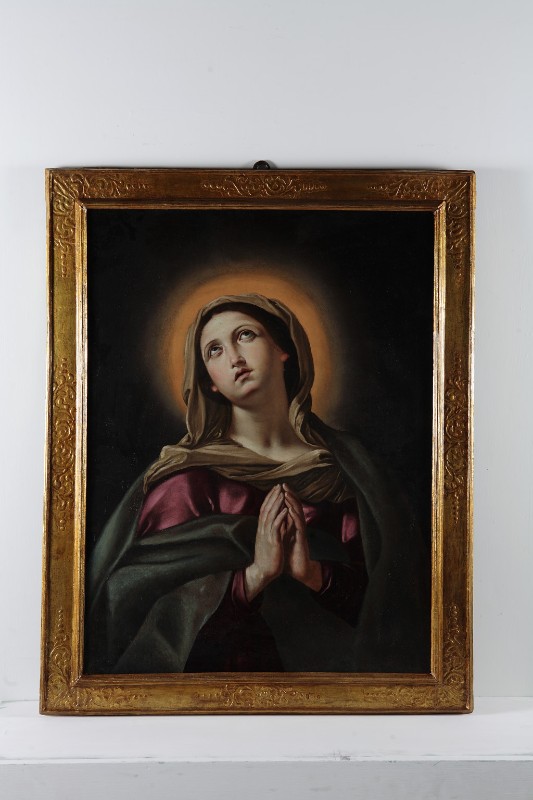 Ambito romano sec. XVIII, Madonna in olio su tela