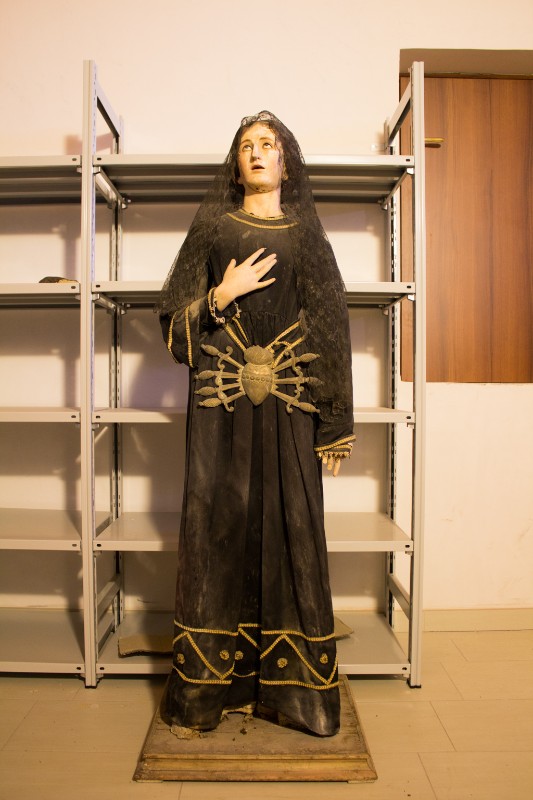 Bott. lucana sec. XIX, Statua della Madonna Addolorata