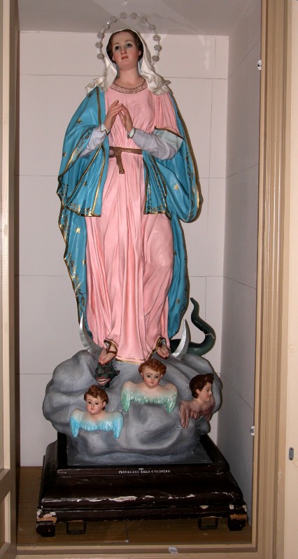 Ambito salentino sec. XIX, Statua della Madonna immacolata