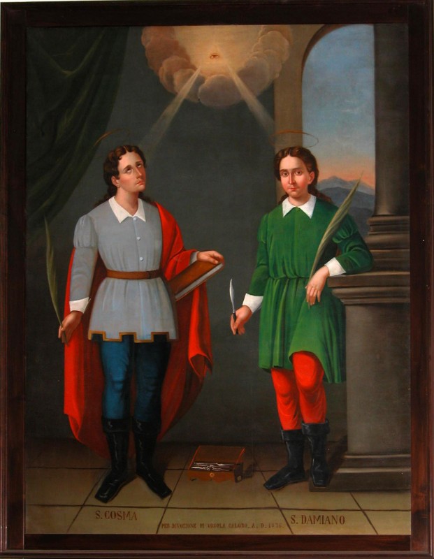 Ambito salentino (1876), Dipinto di Santi Cosma e Damiano