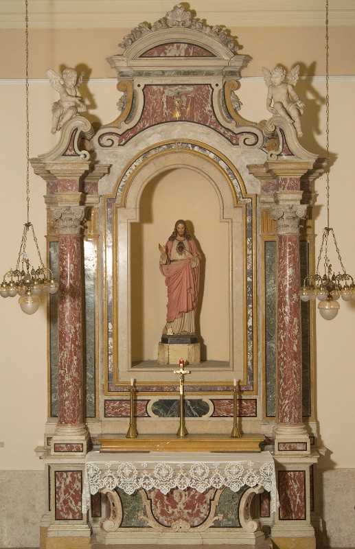 Maestranze veronesi sec. XVIII, Altare laterale del Sacro Cuore