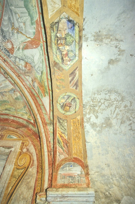 Pittore abruzzese sec. XVII, Sottarco affrescato