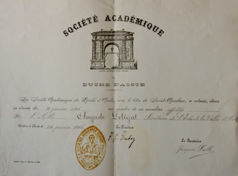 Fondo de l'Académie Saint-Anselme