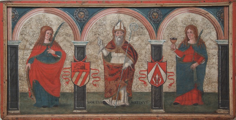 Ambito veronese (1513), Santa Caterina San Martino benedicente e Santa Lucia