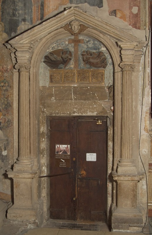 Maestranze veronesi sec. XV-XVI, Mostra di accesso alla chiesa inferiore
